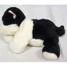 ICTI Audited Factory jouets en peluche noir et blanc